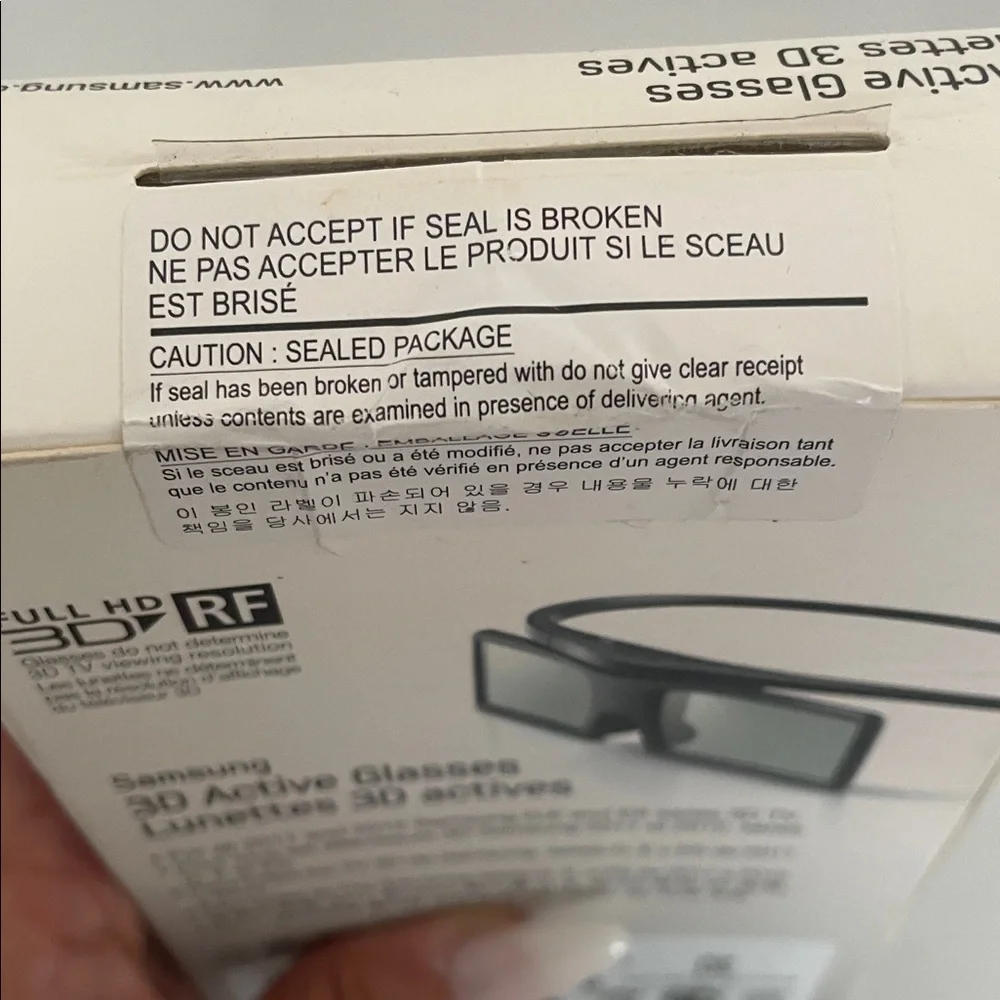 Samsung Black 3D Active Glasses